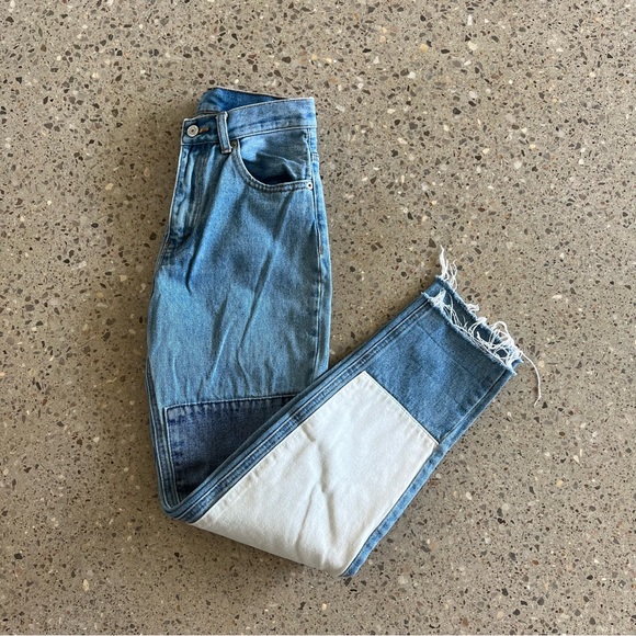 J Galt Brandy Melville Patch Jeans XS - Picture 6 of 6